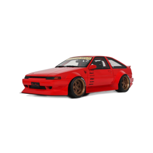 vieille voiture de sport japonaise rouge