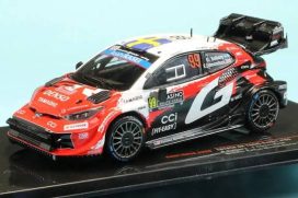 petite voiture de course rouge et blanche rallye