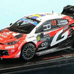 petite voiture de course rouge et blanche rallye